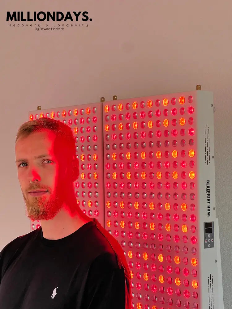 Professionelles Rotlicht + Nah-Infrarot Therapie Gerät Vitalumina Pbm Max - By Blueprint Home