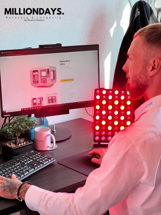 Rotlicht + Nah-Infrarot Therapie Gerät Vitalumina Pbm Mini - By Blueprint Home